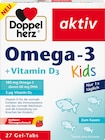 Omega-3 + Vitamin D3 Kids Kautabletten 27 St von Doppelherz im aktuellen dm-drogerie markt Prospekt