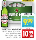 Aktuelles Alkoholfrei 20 x 0,5 L Angebot bei EDEKA in Aalen ab 9,99 €