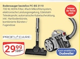 Bodensauger beutellos PC-BS 3110 von Profi Care im aktuellen GLOBUS Prospekt