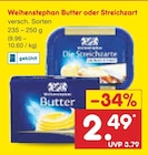 Butter oder Streichzart bei Netto Marken-Discount im Deckenpfronn Prospekt für 2,49 €