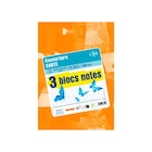 Lot de 3 blocs-notes - CARREFOUR en promo chez Carrefour Clermont-Ferrand à 4,50 €