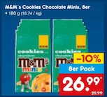 Cookies Chocolate Minis, 8er Angebote von M&M's bei Netto Marken-Discount Siegburg für 26,99 €