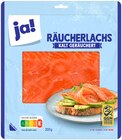 Räucherlachs im Angebot bei REWE in Würzburg Räucherlachs Angebote von ja! bei REWE Würzburg für 4,29 €