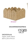 INGVOR Korb im JYSK Prospekt INGVOR Korb von im aktuellen JYSK Prospekt für 12,50 €