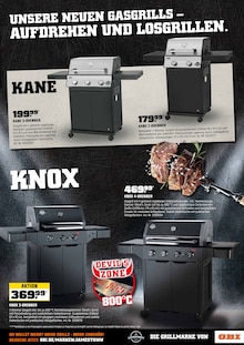 Gasgrill im aktuellen OBI Prospekt (Dresden) Gasgrill im OBI Prospekt "BIBERSTARKE ANGEBOTE" mit 24 Seiten (Dresden)