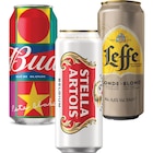 SUR TOUTES LES CANETTES 50 CL - LEFFE, KWAK, TRIPEL KARMELIET, STELLA ET HOOGARDEN en promo chez Carrefour SUR TOUTES LES CANETTES 50 CL - LEFFE, KWAK, TRIPEL KARMELIET, STELLA ET HOOGARDEN dans le catalogue Carrefour