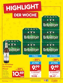 Bier im Netto Marken-Discount Prospekt "Aktuelle Angebote" mit 56 Seiten (Raguhn-Jeßnitz)