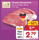 Netto Marken-Discount St. Johann - Schweine-Minutensteak Angebot im Prospekt Schweine-Minutensteak bei Netto Marken-Discount im St. Johann Prospekt für 2,79 €