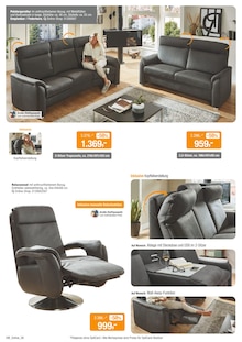 Sofa im Opti-Wohnwelt Prospekt "Aktuelle Angebote" mit 36 Seiten (Bremerhaven)