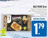 DAS PURE Brot Gemüse-Kichererbsen Angebote bei EDEKA Ravensburg für 1,79 €
