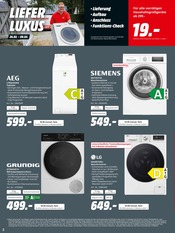 Waschtrockner Angebote im Prospekt "Let's Go Deals - Lieferluxus" von MediaMarkt Saturn auf Seite 2