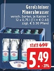 Mineralwasser im Angebot bei EDEKA in Soest Mineralwasser Angebote von Gerolsteiner bei EDEKA Soest für 5,49 €