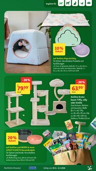 Kratzbaum im Fressnapf Prospekt "Mehr einpacken, weniger ausgeben!" mit 28 Seiten (Mainz)