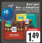 Nuss- oder Kakaoklasse Angebote von Ritter Sport bei EDEKA Voerde für 1,49 €