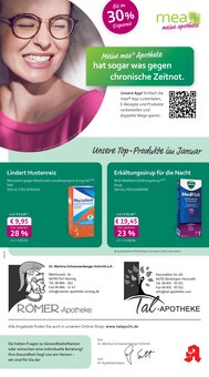 mea - meine apotheke Prospekt Unsere Januar-Angebote mit 4 Seiten