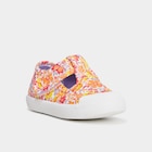 Chaussures salomé en toile rose bébé fille - La Halle à Noisy-le-Sec Chaussures salomé en toile rose bébé fille en promo chez La Halle Noisy-le-Sec à 9,09 €