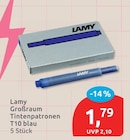 Großraum Tintenpatronen T10 blau im Angebot bei budni in Hamburg Großraum Tintenpatronen T10 blau Angebote von Lamy bei budni Hamburg für 1,79 €