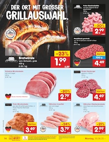 Bratwurst im Netto Marken-Discount Prospekt "Aktuelle Angebote" mit 56 Seiten (Oberhausen)