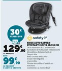Siège auto Saturn pivotant Isofix 45/150 cm - Safety 1st en promo chez Super U Chelles à 99,90 €