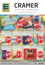 EDEKA Prospekt: "Aktuelle Angebote", 24 Seiten, 22.09.2025 - 27.09.2025