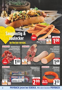 Wurst im EDEKA Prospekt "Aktuelle Angebote" mit 28 Seiten (Oberhausen)