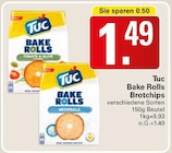 Bake Rolls Brotchips Angebote von Tuc bei WEZ Bad Oeynhausen für 1,49 €