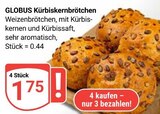 Aktuelle Wecker Angebote bei GLOBUS in Duisburg Aktuelles Kürbiskernbrötchen Angebot bei GLOBUS in Duisburg ab 1,75 €