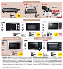 Prix et réduction Tefal dans le prospectus Conforama en cours Offre Tefal dans le catalogue Conforama du moment à la page 28