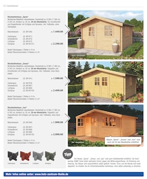 Gartenhaus Angebot & Preis im aktuellen Holz-Zentrum Theile Prospekt Gartenhaus Angebot im aktuellen Holz-Zentrum Theile Prospekt auf Seite 22