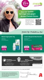 mea - meine apotheke Apotheken Prospekt der aktuellen Woche mit 4 Seiten, gültig von 01.05.2026 bis 31.05.2026, in Lauingen und Umgebung Aktueller mea - meine apotheke Apotheken Prospekt in Lauingen und Umgebung, "Unsere Mai-Angebote" mit 4 Seiten, 01.05.2026 - 31.05.2026