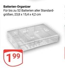 Aktuelle Batterie Angebote bei GLOBUS in Duisburg Aktuelles Batterien-Organizer Angebot bei GLOBUS in Duisburg ab 1,99 €