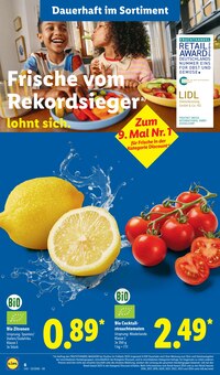 Tomaten im aktuellen Lidl Prospekt (Münster) Tomaten im Lidl Prospekt "LIDL LOHNT SICH" mit 75 Seiten (Münster)