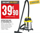 Aspirateur Eaux et Poussières 20 L en promo chez Brico Cash Vauréal à 39,90 €