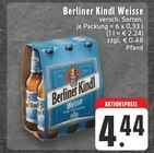 Weisse Angebote von Berliner Kindl bei E center Recklinghausen für 4,44 €