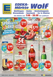 Aktueller EDEKA Supermarkt Prospekt in Hasbergen und Umgebung, "Aktuelle Angebote" mit 24 Seiten, 29.09.2025 - 04.10.2025