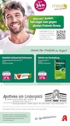 mea - meine apotheke Prospekt für Lübeck mit 4 Seiten mea - meine apotheke Prospekt für Lübeck: "Unsere August-Angebote", 4 Seiten, 01.08.2026 - 31.08.2026