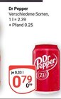 Dr Pepper im Angebot bei GLOBUS in Oberhausen Dr Pepper Angebote bei GLOBUS Oberhausen für 0,79 €