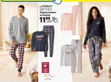 Pyjama homme ou femme - LIVERGY / ESMARA en promo chez Lidl Colombes à 11,99 €