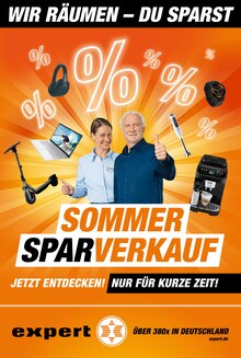 Aktueller expert Prospekt (Rheinau, 1 Seite zum blättern expert Prospekt SOMMERSPARVERKAUF mit 1 Seite