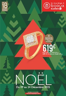 Catalogue E.Leclerc de la semaine 50, "NOËL", page 1, 09/12/2025 - 24/12/2025 Prospectus E.Leclerc en cours, "NOËL", page 1 sur 8