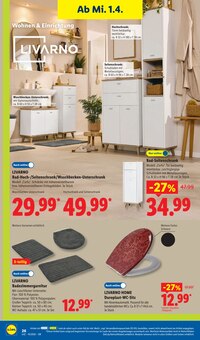Badmöbel im Lidl Prospekt "LIDL LOHNT SICH" mit 71 Seiten (Pforzheim)