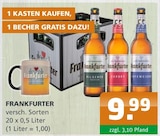 Frankfurter Pilsener, Export, Hefeweizen Angebot in Hohenzieritz Frankfurter Pilsener, Export, Hefeweizen im aktuellen Prospekt bei Getränke A-Z in Hohenzieritz