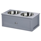 Mülleimer im POCO Prospekt PawHut Hunde-Zubehör grau MDF B/H/L: ca. 30x60x24 cm im aktuellen POCO Prospekt für 47,99 €