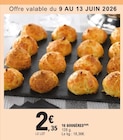 16 Gougères en promo chez E.Leclerc 16 Gougères dans le catalogue E.Leclerc