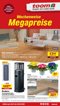 toom Baumarkt Prospekt der Woche "Respekt, wer's selber macht." Seite 1, 24.01.2026 bis 30.01.2026 für Alzey Aktueller toom Baumarkt Prospekt "Respekt, wer's selber macht." Seite 1 von 12 Seiten für Alzey