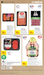 Prix et réduction Chorizo dans le prospectus Intermarché Super en cours Offre Chorizo dans le catalogue Intermarché Super du moment à la page 8