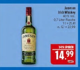 Irish Whiskey Angebote von Jameson bei Marktkauf Leipzig für 14,99 €