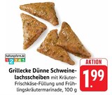 EDEKA - Grillecke Dünne Schweine-lachsscheiben Angebot im Prospekt Grillecke Dünne Schweine-lachsscheiben bei EDEKA im Prospekt "" für 1,99 €