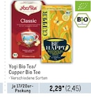 Yogi Bio Tea/Cupper Bio Tee Angebote bei Metro Oranienburg für 2,45 €