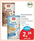 Hafer Crunchy Kakao von Rosengarten für 2,39 € bei budni im Angebot Hafer Crunchy Kakao von Rosengarten im aktuellen budni Prospekt